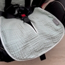 Inserție pentru scaun auto sau cărucior din muselină, mentă (5)